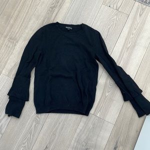 Mercantile black bell sleeved sweater